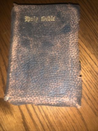 Antique Holy Bible Oxford Concordance S.  S.  Teacher 