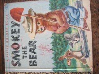 1955 Smokey The Bear - A Little Golden Book By Jane Werner/illus Richard Scarry