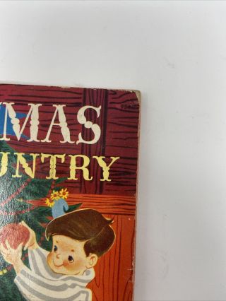 Christmas in the Country Vintage Little Golden Book 95 1950 2