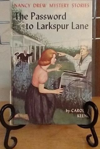 The Password To Larkspur Lane Nancy Drew Carolyn Keene 1933 Hardcover Euc