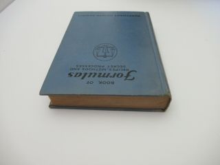 BOOK OF FORMULAS; PREPARED BY THE EDITORIAL STAFF OF POPULAR SCIENCE MONTHLY 3