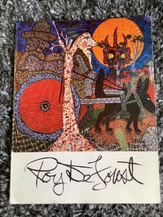 Roy De Forest Exhibition Book - 1990 / Uc Davis California