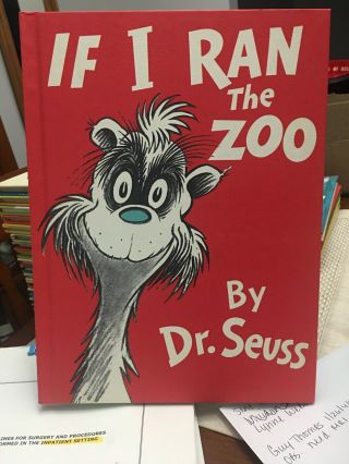 1950 Dr.  Seuss Oversized If I Ran The Zoo Book 2