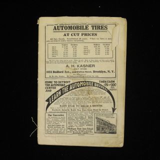 1915 The World Almanac & Encyclopedia Advertising Pages 73 - 138