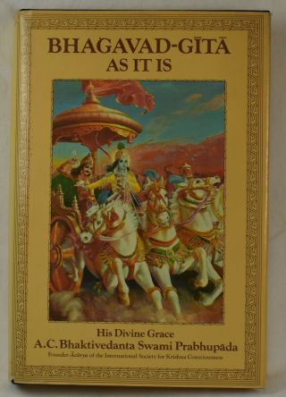 Bhagavad - Gita As It Is By A.  C.  Bhaktivedanta Swami Prabhupada 1979 Hardcover