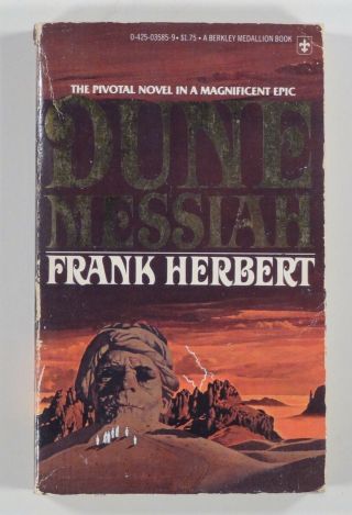 1975 Frank Herbert Dune Messiah Berkley Paperback Classic Science Fiction