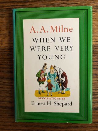 When We Were Very Young By A.  A.  Milne 1961 Hc/dj Aa Miln Winnie The Pooh