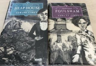 2 Edward Carey Books Heap House And Fowlsham Both First Ed W / Dj