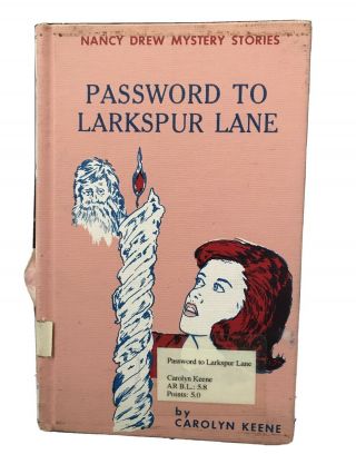 Vintage Nancy Drew Password To Larkspur Lane Library Edition