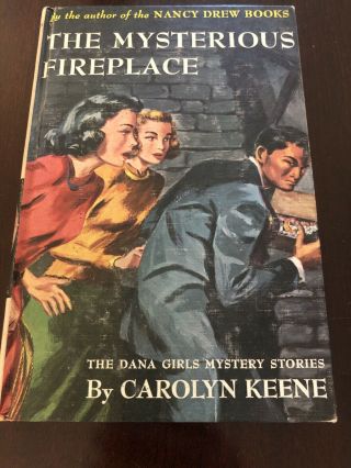 The Mysterious Fireplace By Carolyn Keene Picture Cover Novel - 10 Nancy Drew