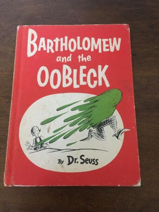 Bartholomew And The Oobleck Dr.  Seuss 1977 Hardback Book Club Edition