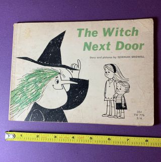 Vintage 1965 The Witch Next Door By Norman Birdwell 1st Scholastic Printing Sc