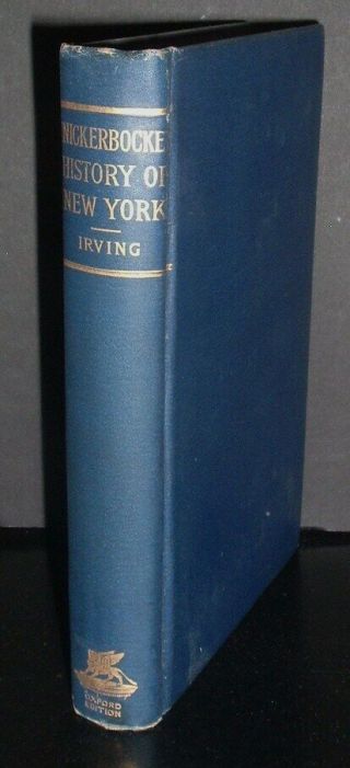 Lqqk Antique Hb.  A History Of York By Diedrich Knickerbocker