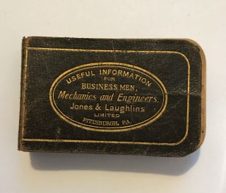 Useful Information For Business Men 1898 Jones & Laughlin Cc Briggs