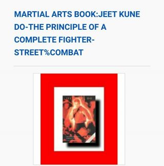 Jeet Kune Do Book As Discussed