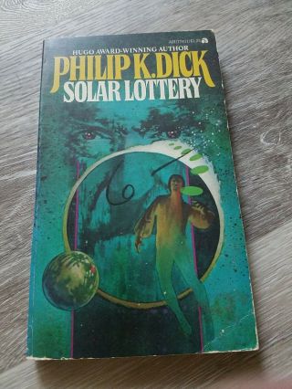 Solar Lottery By Philip K Dick.  1955 Vintage Scifi Paperback.