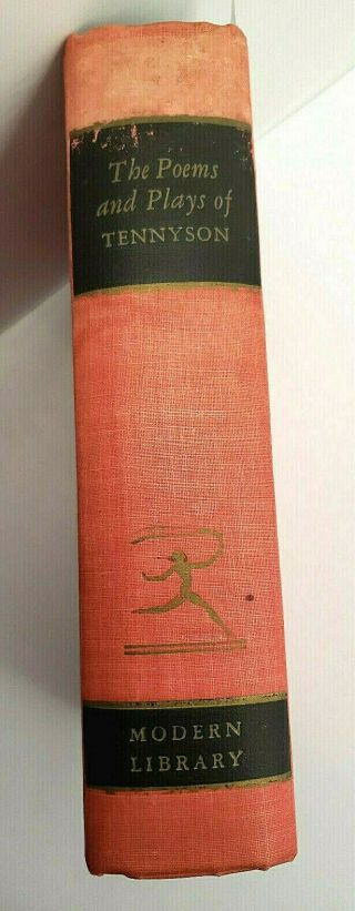 Vintage The Poems And Plays Of Tennyson,  Modern Library Hardcover,  1938
