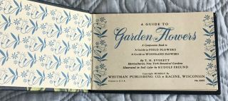 A Guide to Garden Flowers 1945 Hardcover Book by T.  H.  Everett 3