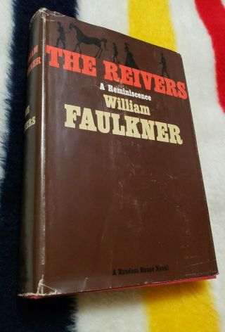 The Reivers By William Faulkner 1962 Hc/dj Vg Pulitzer Prize Random House Vg