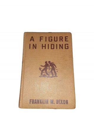 Vintage 1937 The Hardy Boys A Figure In Hiding By Franklin W Dixon