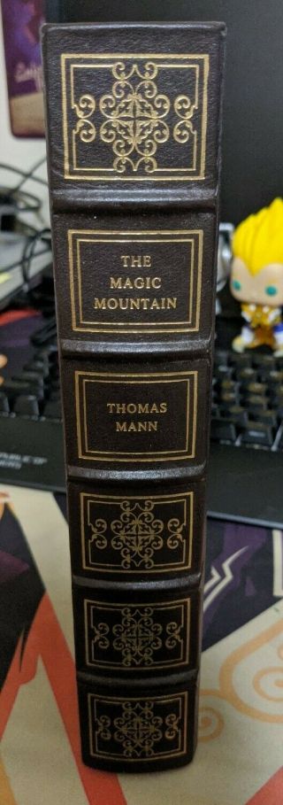 Vtg 1982 The Magic Mountain By Thomas Mann 1/4 Leather Franklin Oxford Library