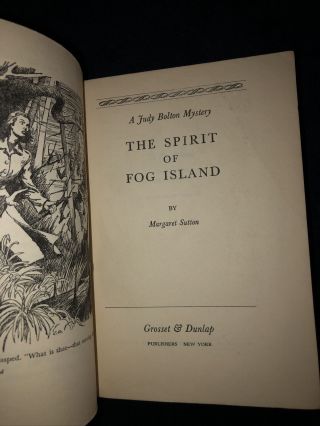The spirit of Fog Island (A Judy Bolton mystery) by Sutton,  Margaret 1951 3