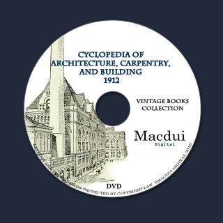 Cyclopedia Of Architecture,  Carpentry,  And Building – 10 Volumes Pdf On 1 Dvd
