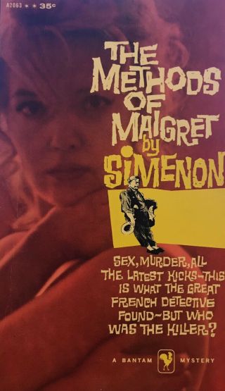 The Methods Of Maigret By Georges Simenon Bantam Books A2063 Rare