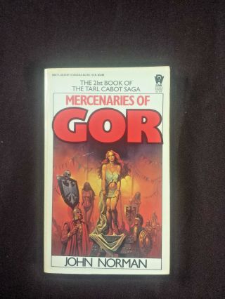 Mercenaries Of Gor By John Norman 21st Book Of Counter Earth Daw 1985 1st Print