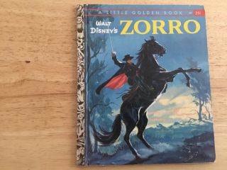 Walt Disney’s Zorro Little Golden Book
