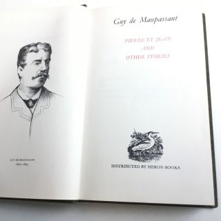 Pierre Et Jean and Other Stories by Guy de Maupassant,  Heron Books 209 3
