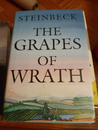 The Grapes Of Wrath By John Steinbeck,  Hardcover.