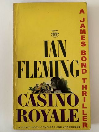 Ian Fleming Casino Royale James Bond Signet Paperback 1964