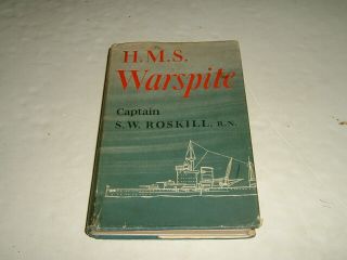 H.  M.  S.  Warspite Captain Roskill R.  N.  Royal Navy Collins 1957 Battleship