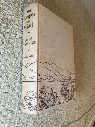 The Grapes Of Wrath John Steinbeck - First Edition - 7th Printing - 1939