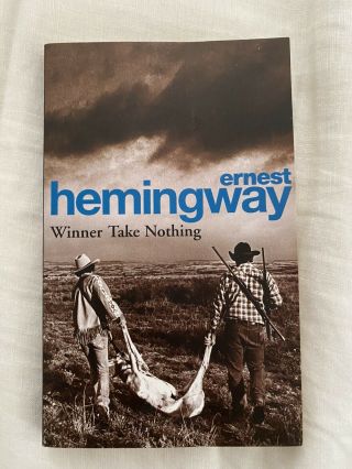 Ernest Hemingway Winner Take Nothing (paperback)