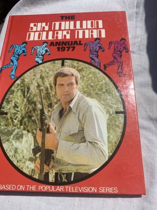 The Six Million Dollar Man Annual 1977 Unclipped Retro 70 
