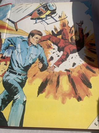 The Six Million Dollar Man Annual 1977 Unclipped Retro 70 ' s TV Shows VGC 2