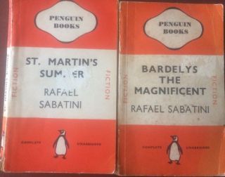 2x Rafael Sabatini Wartime 1st Eds - Bardelys The Magnificent/st Martin 
