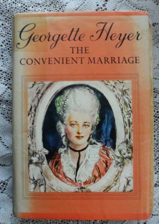 Georgette Heyer The Convenient Marriage 1967 Hardcover Dust Jacket