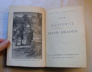 National 5th Reader (1884/Illustrated) Hans Christian Andersen,  Poe,  Dickens 2