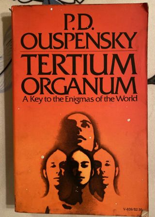 Tertium Organum A Key To The Enigmas Of The World Pb By Pd Ouspensky