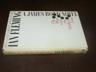 The Man With the Golden Gun /Ian Fleming 1965 Book Club Edition James Bond Novel 2
