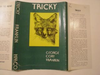 Tricky,  George Cory Franklin,  Dust Jacket Only,  No Book