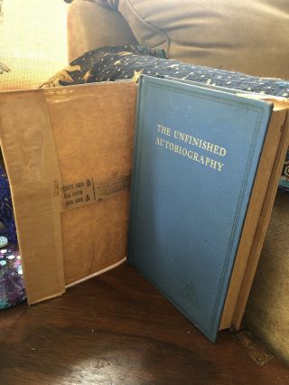 Alice A.  Bailey / The Unfinished Autobiography Of Alice A Bailey 1951 Age