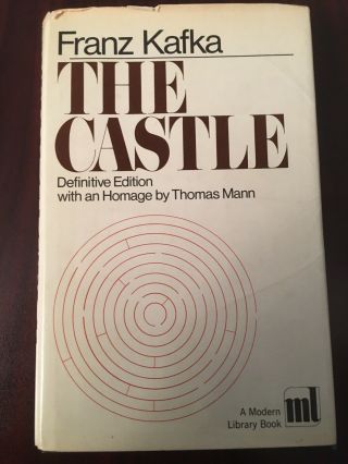 Franz Kafka The Castle Definitive Edition Hc 1969 Modern Library Thomas Mann