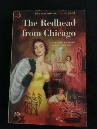 The Redhead From Chicago By Louis Charles Royer,  Pyramid Paperback