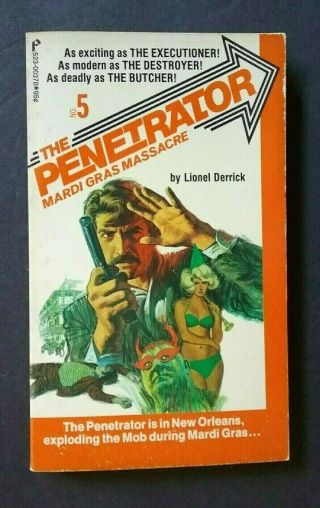 " The Penetrator 5  Mardi Gras Massacre " 1974 Men 