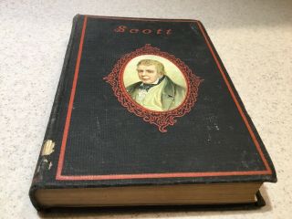 1905 Antique Book The Poetical Of Sir Walter Scott William Chambers Lld