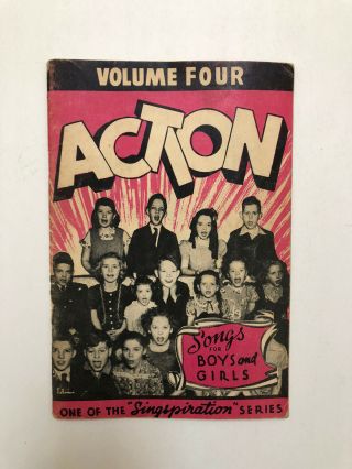 Action - Songs For Boys And Girls - Songbook - Volume Four - 1955